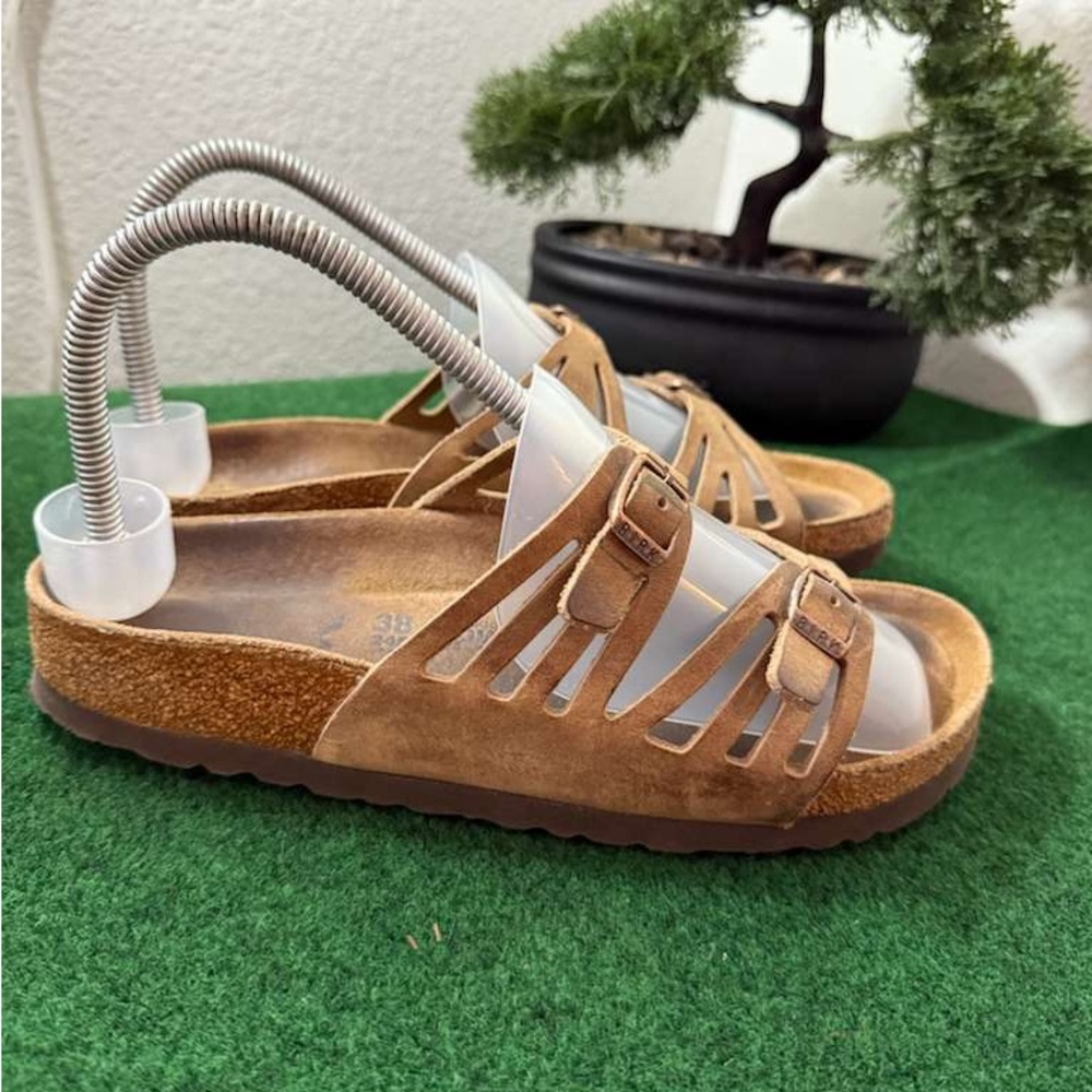 Birkenstock Tan Suede Women's Sandals